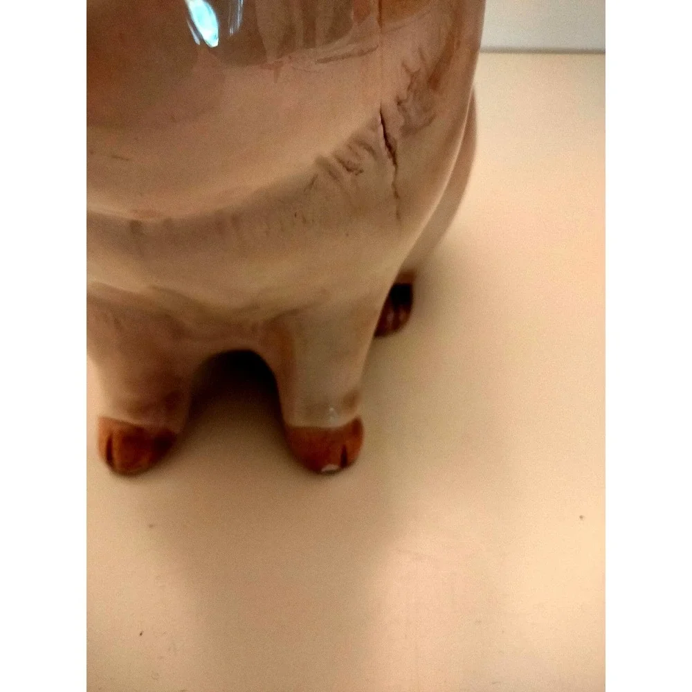 Vintage 1983 Otagiri Japan Pig teapot 6 3/4" tall - Picture 7 of 9